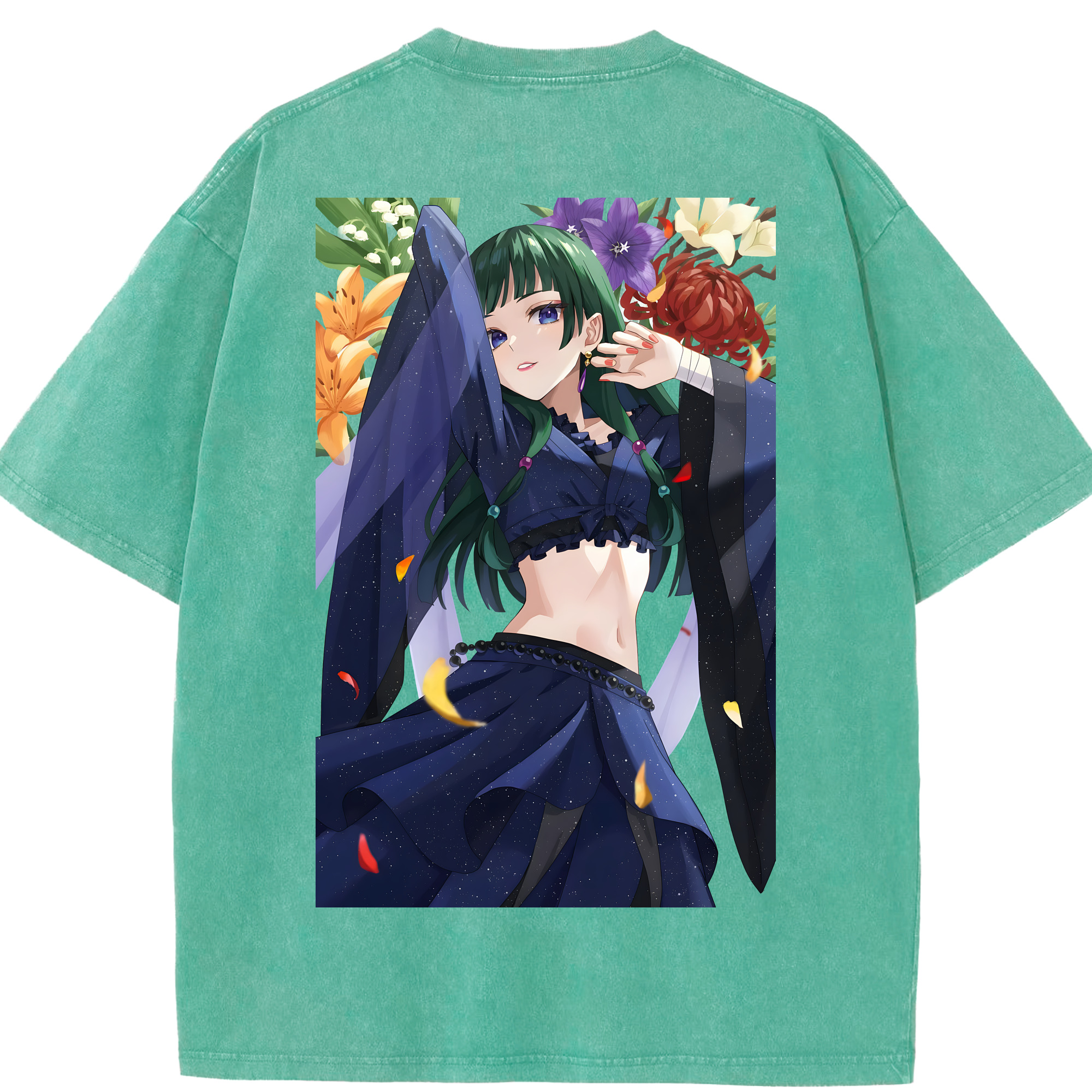 （画像用） 薬屋のひとりごと The Apothecary Diaries 綿100% ヴィンテージ風 半袖Tシャツ（背面プリント）